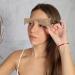 Eyebrow Measuring Tool Eye Liner Guide for Eye Brows | Eyebrow Shaping Ruler Eye Makeup Aid Brow Measuring Tool for Beginners Eye Liner Eyelash Eyebrow Khaki - Buy Online on GoSupps.com