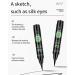 Eye Liner Quick-Drying Waterproof Long-Lasting Eye Liner Liquid Liner Non-fading Liquid Eyeliner Smudge Resistant Eye Liners for Women Girls Kagrote Green - Buy Online on GoSupps.com