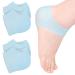 Heel Protectors Heel Support (2 Pairs)-DYKOOK Heel Cushion Pads for Women and Men Soft Heel Guard Insert Sleeve Heel Pain and Cracked Heels Relief Blister Prevention (Blue)