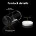 Patelai 4 Pieces Round Clear Wide-mouth Leak Proof Plastic Container Jars with Lids for Travel Storage Makeup Beauty Products Face Creams Oils Salves Ointments DIY Making or Others (White 12 Ounce) - Buy Online on GoSupps.com