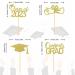 Graduation Cupcake Toppers 24 Pack 2023 Graduation Cupcake Toppers Class of 2023 Graduation Cupcake Toppers Diploma Grad Caps Cake Toppers Picks for Graduation Joberio Gold - Buy Online on GoSupps.com