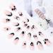 Ghost Press on Nails Short Glossy Virus Fake Nails Almond Cartoon Print - 24Pcs Set (Style G) - Buy Online on GoSupps.com
