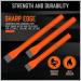 HORUSDY 3-Pieces Heavy Duty Cold Chisels Set  Long 8  10  12  with Roll Pouch  1 in  7/8 in  25/32 in 3-Piece Large - Buy Online on GoSupps.com