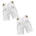 2 Pairs of Pure Cotton Touch Screen Gloves Labor Protection Gloves Non-Slip Gloves Ceremonial Gloves Dry Hand Moisturizing Gloves (White)