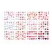 12 Design/Sheet Nail Art Decorations Manicure Butterfly-shape Rose Flower Newspaper Nail Stickers Valentine Retro Movie(BN1993-2004)