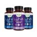 Nested Naturals Luna Melatonin-Free (120 Vegan Capsules) & Luna Natural Sleep Aid with Melatonin (60 Vegan Capsules) for Deep Sleep | Non-Habit Forming
