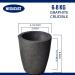 12KG MegaCast Graphite Crucible for Melting Gold, Silver, Copper, Brass, Aluminum - Black Cup Furnace Torch for Casting and Refining - Buy Online on GoSupps.com