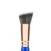 Bdellium Tools Golden Triangle 956 Slanted Precision Kabuki Makeup Brush - Vegan Soft Synthetic Fibers for Perfect Complexion (Blue 1pc) - International Shipping Available - Buy Online on GoSupps.com