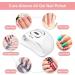 AiScrofa 150W UV Gel Nail Lamp LED Nail Dryer | Auto Sensor & 4 Timer Settings | Professional Manicure Curing Lamp with 45pcs LEDs - Buy Online on GoSupps.com