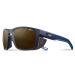 Julbo Unisex Shield Sunglasses One Size Blue / Blue / Orange