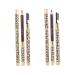 FOMIYES 4 Pcs Eyeliner Pencil Beauty Cosmetic Tool Double Head Eyebrow Pencil Makeup Pen Miss Lasting 1 count (Pack of 1) Picture 1x2pcs