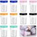 Gobesty 10-Piece Contact Lens Container Set | Soaking Cases & Manual Cleaner | Ideal Contact Lens Storage for Daily Use - Buy Online on GoSupps.com