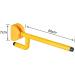 Flip-up Bathroom Grab Bar Safety Rail Toilet Safety Handrail Tub Disabled Child Pregnant Woman Old Man (Color : Yellow) (Yellow) - Buy Online on GoSupps.com