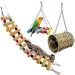 Ewolee Hamster Toys 3 Pack Ferret Toys Rat Cage Toys Hanging Ladder Hammock Swing for Small Animals Rat Hamster Gerbil Degu Guinea Pig Squirrel Ferret Parrot - Buy Online on GoSupps.com