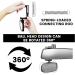 360 Swiveling Back Seat Baby Mirror - Break-Resistant Car Rear View Mirror with Spring Clips - Universal Fit for Most Cars (12.9 x 6.5 cm) - Buy Online on GoSupps.com