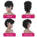 Mohawk Wigs for Black Women - Curly Ponytail with Bangs Clip-in Hair Extension - Afro Faux Hawks Hairpieces - Oseti Clip-on Mohawk Hair for African American (1B) - Buy Online on GoSupps.com