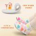 JOINFREE Baby Slippers | Non-Slip Rubber Sole House Shoes for Toddlers | Cozy Home Booties (3/3.5 UK) - Heart Design - Buy Online on GoSupps.com