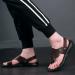 Buy Bunion Splints Men's Sandals - Stylish Leather Non-Slip Flip Flops for Hallux Valgus & Plantar Fasciitis | Summer Orthopedic Slippers - Size 8.5 Brown - Buy Online on GoSupps.com