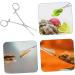 SEWOART Reptile Feeding Clip Lizard Stuff Reptile Tools Gecko Tool Stainless Steel Silver - Buy Online on GoSupps.com