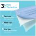 HoMedics Disposable 3-Layer Face Mask - 50 Pack, Adjustable Elastic Ear-Loop, 3-Ply Protection for Air Pollution and Dust - Adult Multicolor - Buy Online on GoSupps.com
