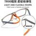 TR90 Light Sport Anti-Blue Light Glasses for Men & Seniors - 3.50 Gray Frame with Orange Legs | Reading & Sports Eye Protection - Buy Online on GoSupps.com