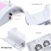 CYzpf Professional Electric Nail Drill with Nail Lamp and Nail Dryer for Acrylic Gel Poly Nails Curing and Removing Salon Home Use White One Size - Buy Online on GoSupps.com