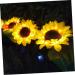 3pcs Floral Decor Outdoor Decorative Lights LED Decor Outdoor Solar Garden Decor Solar Landscape Light Sunflower Lawn Lamp Solar LED Flower Light Solar LED Flowers Landscape Lamp (Assorted Color) - Buy Online on GoSupps.com