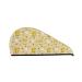 Hair Towel Wrap Hair Drying Towel with Button Towel Turban Head Towel to Dry Hair Quickly (Cute Bee Gnomes)