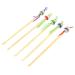 Uxcell a11032300UX0076 Handmade Bamboo Clean Wax Removers Ear Picks (Pack of 5) Original Version
