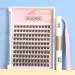 Fluffy Eyelashes Set DIY Lashes Extensions 120 Volume Single Clusters Thick Senmented Eyelash with Glue Tweezers Natural Fine Black Stalks Eyelash Kit (IG03-C 10-16mm MIX-Glue-Tweezer) 10-16mm MIX-Glue-Tweezer IG03-C
