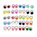 40 Pcs Pom Balls Elastic Hair Ties for Girls, Assorted Colors - Ponytail Holder Accessories - Buy Online on GoSupps.com