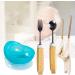 OALLK Stroke Hemiplegia Elderly Auxiliary Tableware Disabled Patient Arthritis Elder Utensil Anti-Shake Tableware Disability Rehabilitation Tableware - Buy Online on GoSupps.com