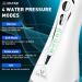 Premium Water Dental Flosser - Portable Rechargeable Oral Irrigator with 7 Tips 4 Modes IPX7 Waterproof 320ml Tank - Ideal for Travel (White - Buy Online on GoSupps.com