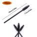Ymwalk 100 One-Way Black Eyelash Brushes for Extensions | Eyebrow Applicator & Makeup Tool Set - International Shipping Available - Buy Online on GoSupps.com