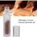 Filfeel Essential Oil Roller Bottle 10ml - Clear Frosted Glass with Splinter Clasp & Natural Stones - Perfect for Aromatherapy & DIY Blends - Buy Online on GoSupps.com