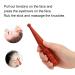 Massage Wooden Stick for Stress Relief | Portable Foot & Hand Massage Tool | Comfortable Wavy Structure - Buy Online on GoSupps.com
