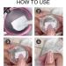 Buy Nail Art Stickers for Women | Party Decor & DIY French Nail Templates - 2 Sets of Washable Silicone Stamps for Beauty Salons - Buy Online on GoSupps.com