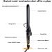 SSATISCN Curling Iron 1 Inch with Ceramic Coating Barrel for Long Hair Dual Voltage Extra Long Barrel Curling Iron Instant Heat up to 450 F Hair Waving Style Tool for Girls Women(Black) - Buy Online on GoSupps.com