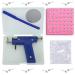 (98 Pcs) Ear Piercing Kit Tool Set with Ears Studs and Silicone Backs, Professional Painless Hole Tool Kit, Stainless Steel Piercing Tool Kit