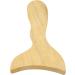 Verdant Touch Wood Gua Sha Board - Natural Body Massage Tool for Muscle Relaxation & Tiredness Relief | 17.8 cm - Buy Online on GoSupps.com