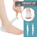 Invisible Height Increase Silicone Heel Insoles - Wearable Cushion Inserts for Men and Women (2in/5cm) - Buy Online on GoSupps.com