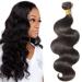 SEGO 10A Brazilian Human Hair Bundles Virgin Weave Body Wave 100% Unprocessed Brazilian Human Hair Natural Black-1 20"- 1 Bundle