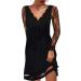 Shop Hanxiulin Womens Party Dresses - Casual Cocktail & Christmas Dresses in Black XXL | Festive Winter Wear - Buy Online on GoSupps.com