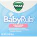 Vicks BabyRub Soothing Vapor Ointment 1.76 oz - Gentle Relief for Babies (Pack of 1) - Buy Online on GoSupps.com