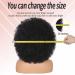 Kalyss 16 Women's Short Afro Kinky Curly Hair Wig - Premium Synthetic, Natural Look - 150% Density - Buy Online on GoSupps.com