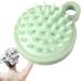 Premium Green Shower Head Skin Brush & Hairbrush - Silicone Bristles for Wet & Dry Use | Ideal Shower Accessories for Men Women & Teens - Buy Online on GoSupps.com