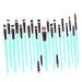 SOESFOUFU 20pcs Eyeliner Eyeshadow Brush Kit Eyelash Brush Shadow Eye Shadow Brush Eyelash Eye Shadow Brush Size 1 As Shown