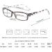 Kerecsen Reading Glasses 5 Pairs Fashion Ladies Readers with Pattern Print - Mix Color 2.5x | Women's Spring Hinge Eyeglasses - Buy Online on GoSupps.com