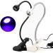 Layhou UV Lamp Nail Dryer 3W - Purple Glue Curing Light with Clip and Switch - USB Input - Black/Silver - Buy Online on GoSupps.com