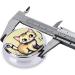 Cat & Butterfly Round Pill Box - 3 Compartment Portable Travel Organizer | Ideal for International Shipping - Buy Online on GoSupps.com